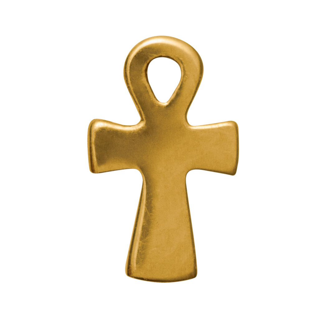 Ankh ägyptisches Kreuz 22-karätigem Gold