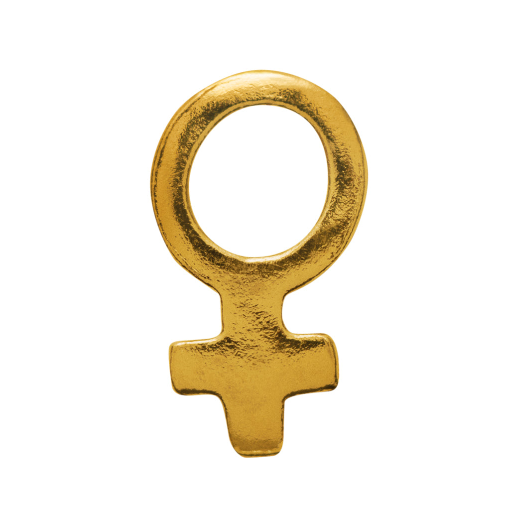 Signo femenino oro de 22 quilates