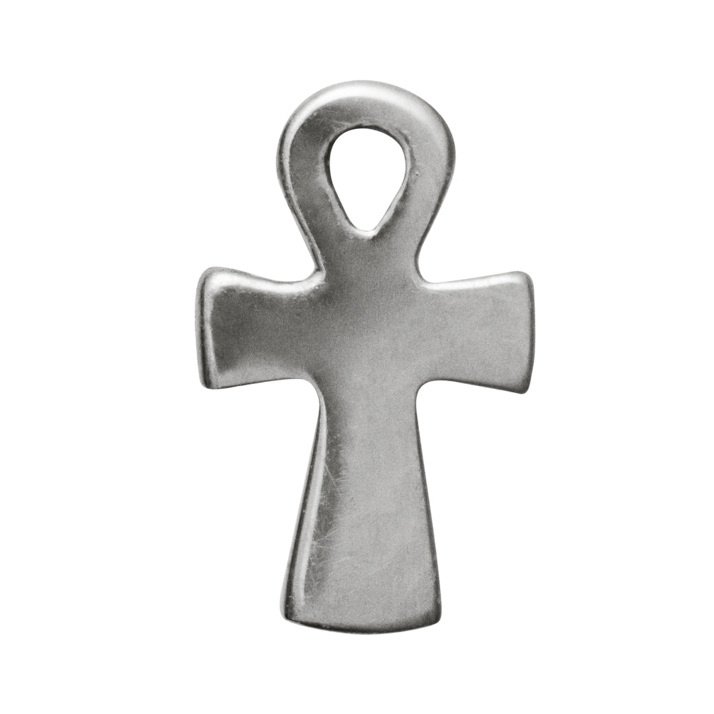 Ankh Egyptian Cross White Gold