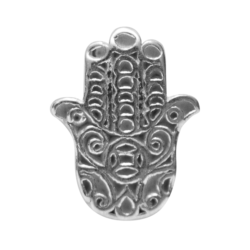 Hamsa White Gold