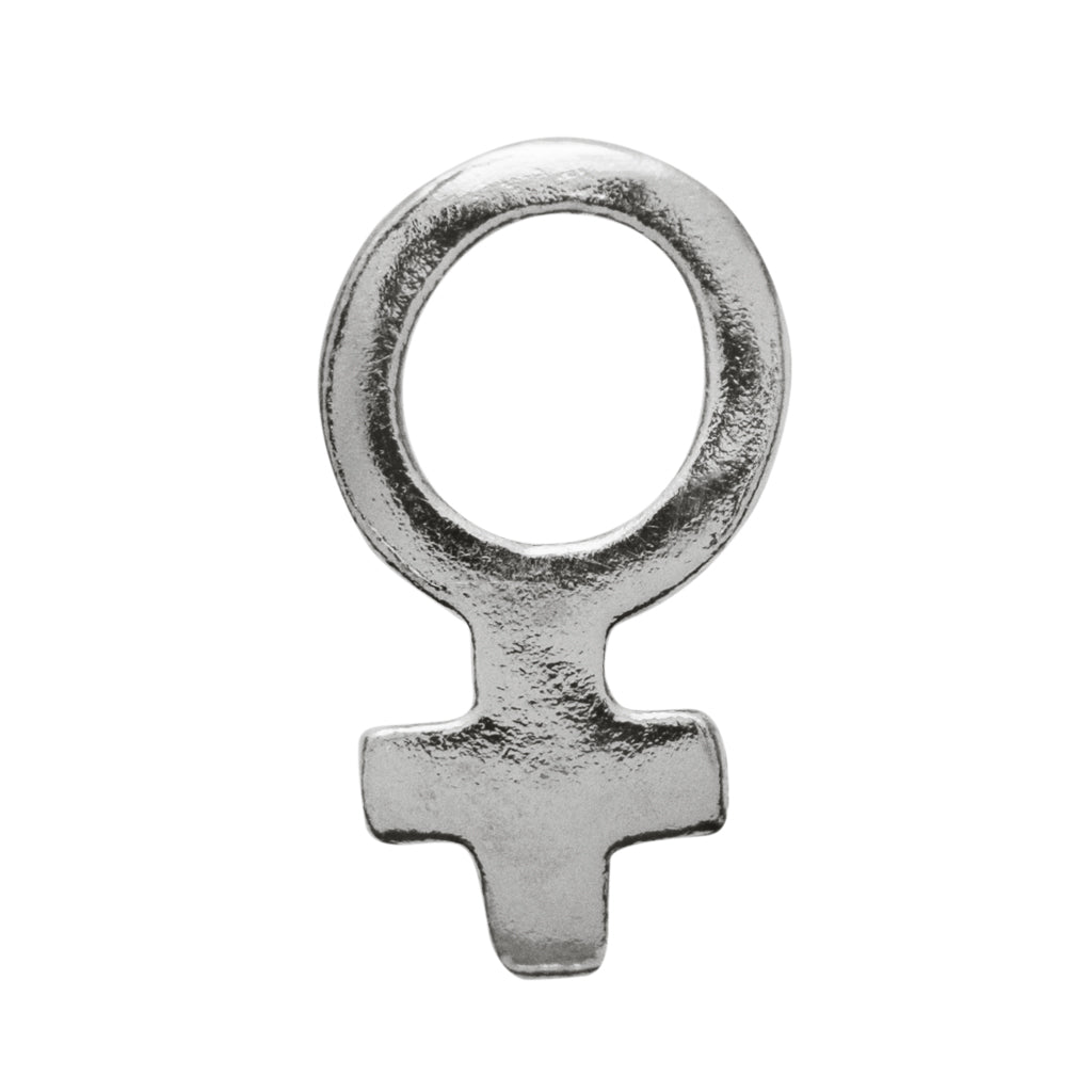 Female Sign Vitt Guld 18-karat