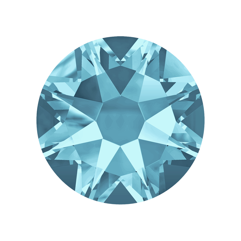 Crystal Aquamarine 2.3mm Swarovski® Gemas Dentales – Pack de 5