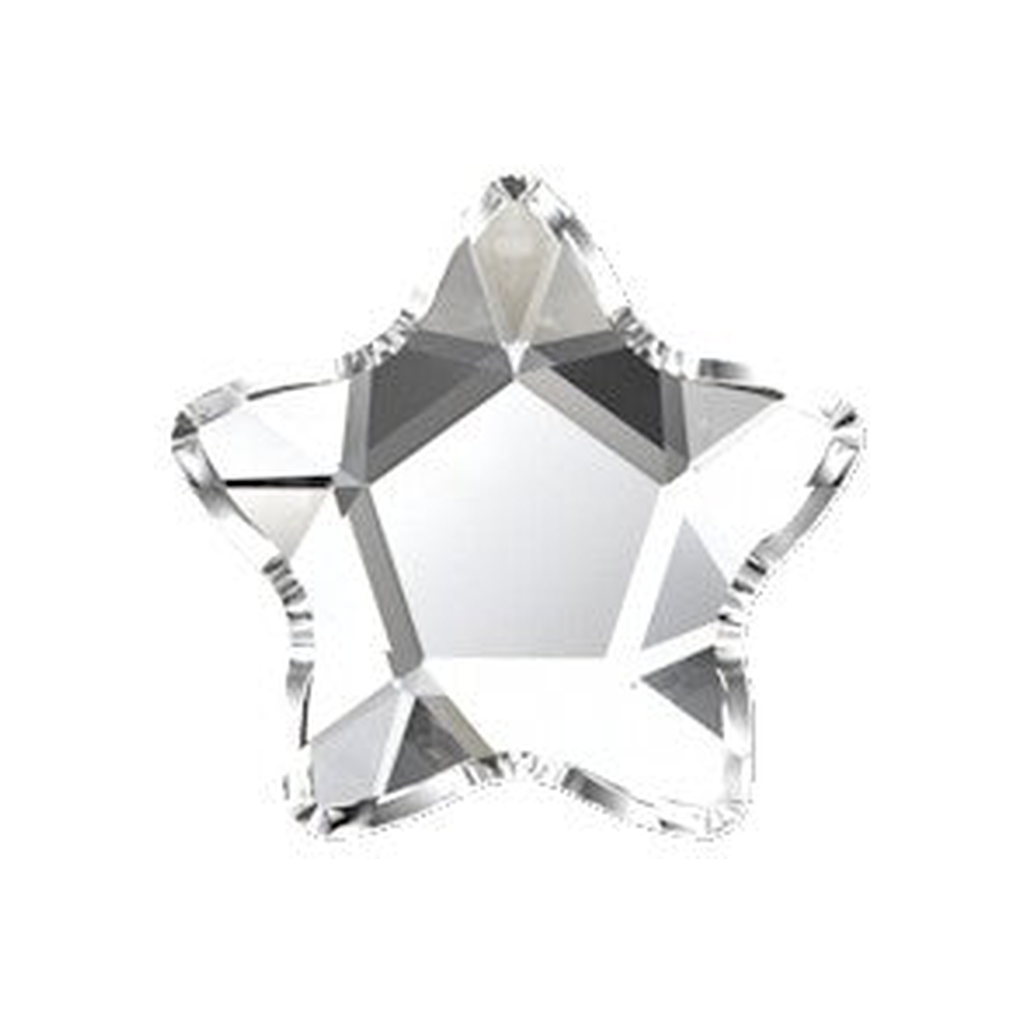 Crystal Clear Sternblume 4,0mm Swarovski® Zahnschmuck Kristalle – 3er-Pack