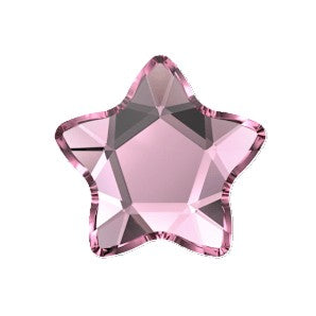 Crystal Rose Sternblume 4,0mm Swarovski® Zahnschmuck Kristalle – 3er-Pack