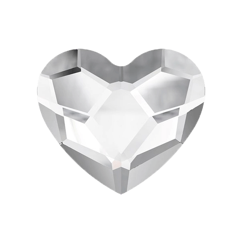Crystal Clear Herz 3,6mm Swarovski® Zahnschmuck Kristalle – 3er-PackPack