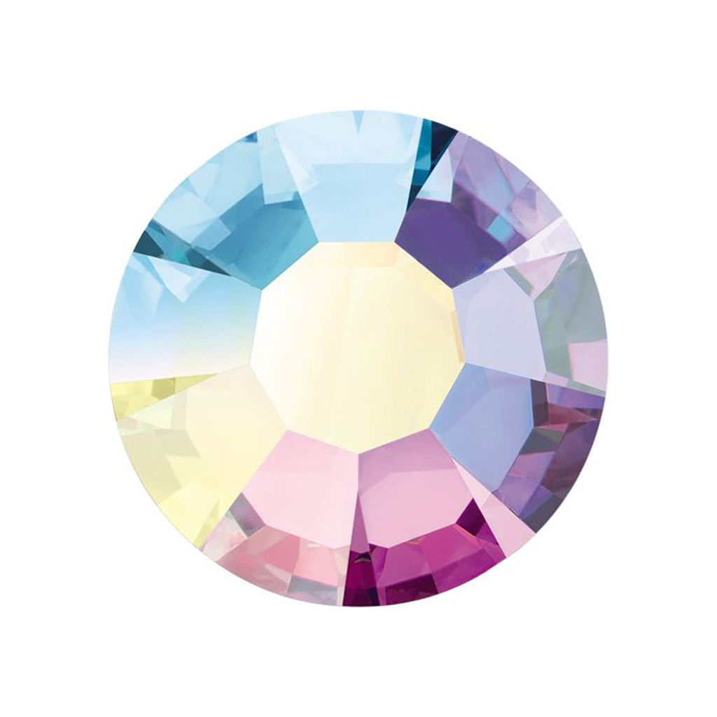 Crystal Aurore Boreale 1.1mm Microcristales Preciosa® Gemas Dentales – paquete de 8