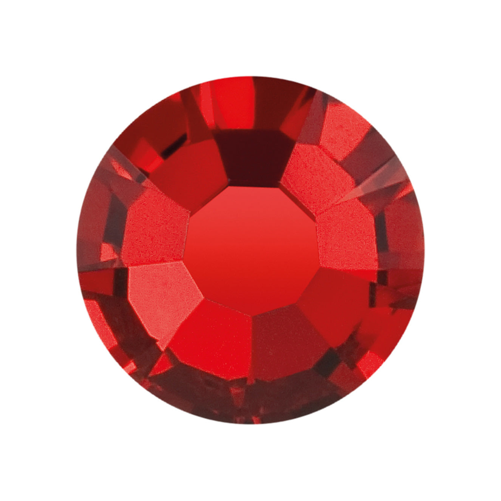 Crystal Siam 1.8mm Preciosa® Tooth Gem Crystals - 6-pack