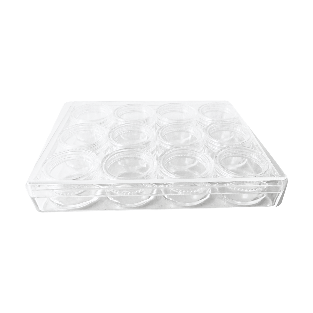 Tooth Gem Storage Box – 12 Compartment Crystal Organizer