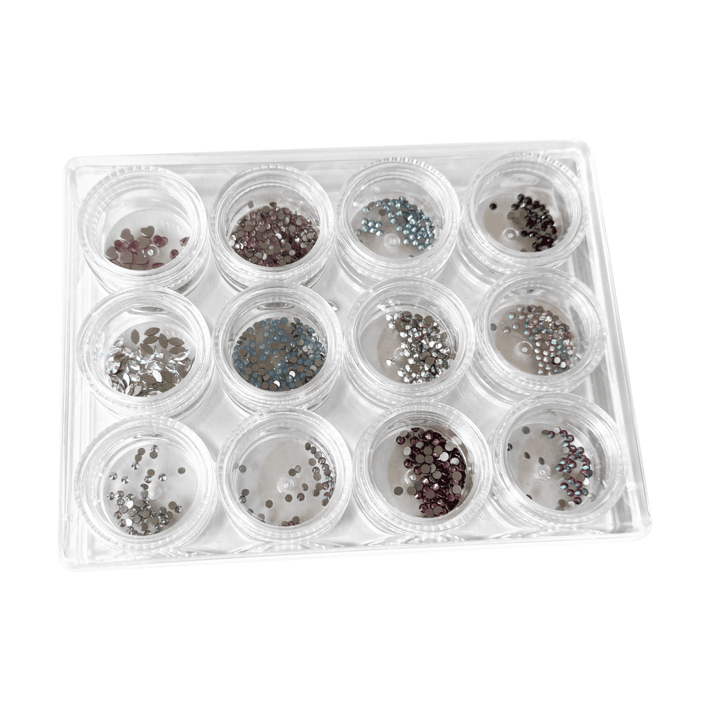 Tooth Gem Storage Box – 12 Compartment Crystal Organizer