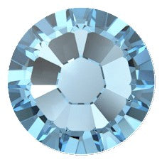 Crystal Aquamarine 2.3mm Swarovski® Zahnschmuck Kristalle – 5er-Pack