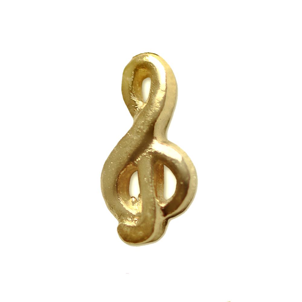 Treble Clef Tooth Gem