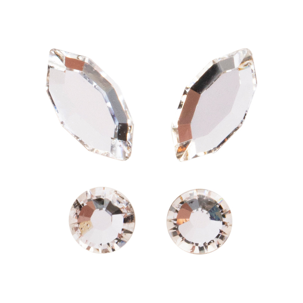 Crystal Clear Butterfly Tooth Gem - Preciosa®