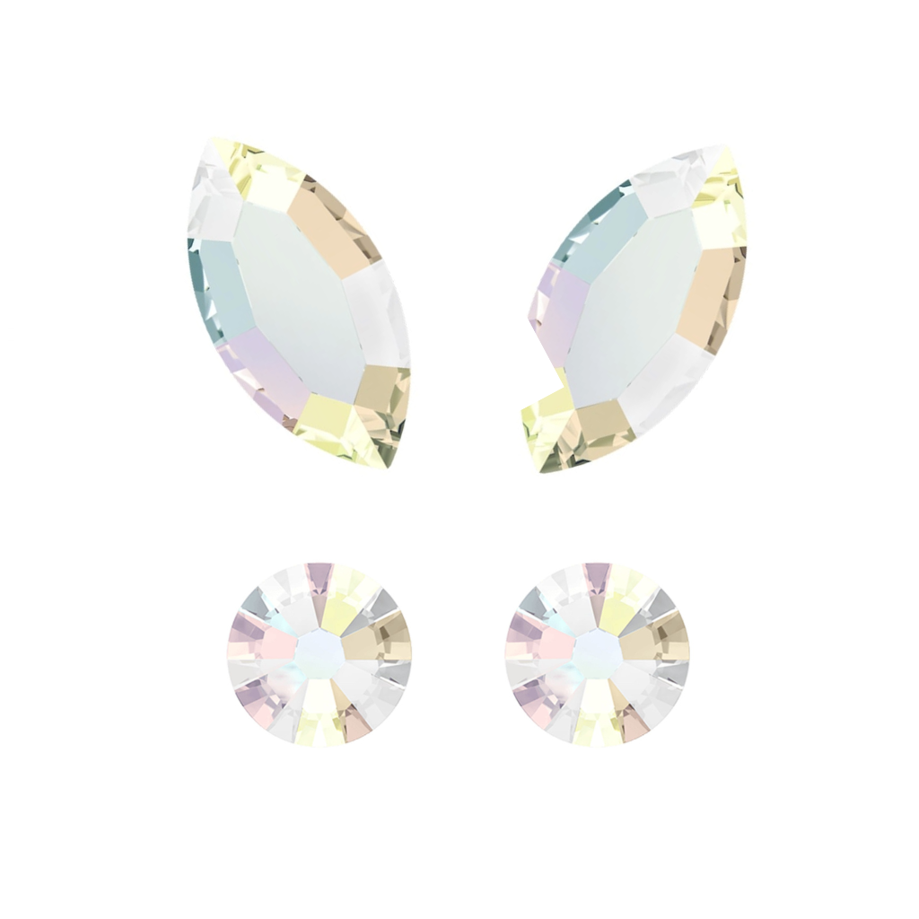 Crystal Aurore Boreale Schmetterling Zahnschmuck – Swarovski®