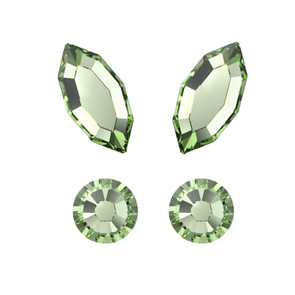 Crystal R.Peridot Butterfly Tooth Gem – Swarovski®
