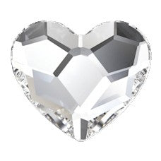 Crystal Clear Herz 3,6mm Swarovski® Zahnschmuck Kristalle – 3er-PackPack